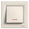 Imagem de Asfora - Interruptor unipolar - luminoso - 10A - Creme