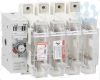 Imagem de interruptor seccionador para fusíveis TeSys GS2Q - 4P 400A tamanho 2 esquerdo