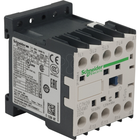 Imagem de Contactor TeSys K   4P4 NA   AC 1   = 440 V 20 A   220...230 V bobina CA