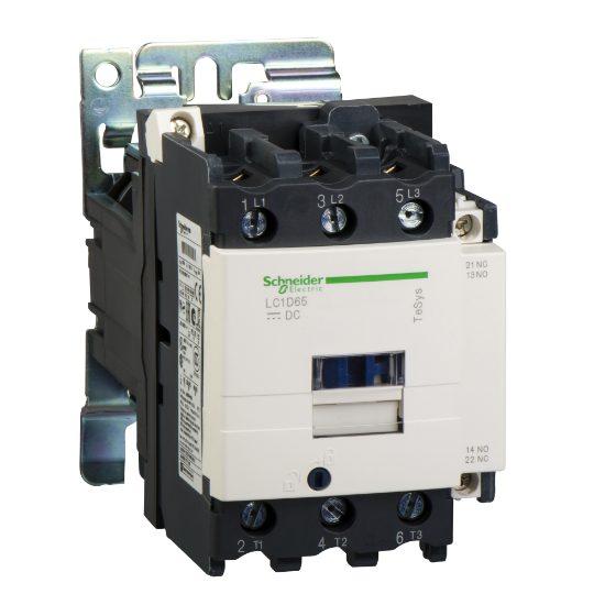 Imagem de Contactor Tesys D   3P3 NA   AC 3   = 440 V 95 A   220 V CC bobina standard