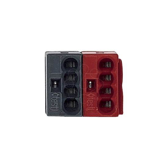 Imagem de CONECTOR PARA BUS KNX PRETO/VERMELHO