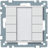 Imagem de Push-button, 4-gang plus, polar white, System M