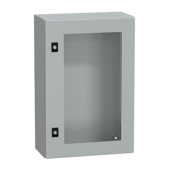 Imagem de Spacial CRN tspt door w/o mount.plate. H600xW400xD200 IP66 IK08 RAL7035..