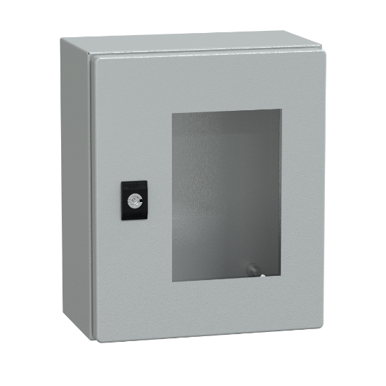 Imagem de Spacial CRN tspt door w/o mount.plate. H300xW250xD150 IP66 IK10 RAL7035..