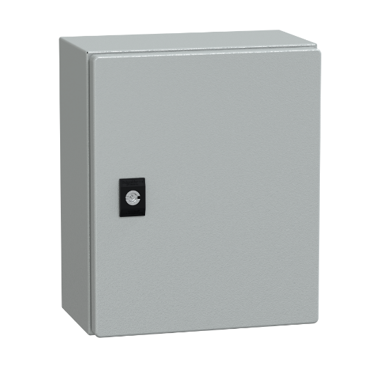 Imagem de Spacial CRN plain door with mount.plate. H300xW250xD150 IP66 IK10 RAL7035..