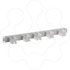 Imagem de Actassi - 19" front panel 1U with 5 insulating cable guides - RAL7035