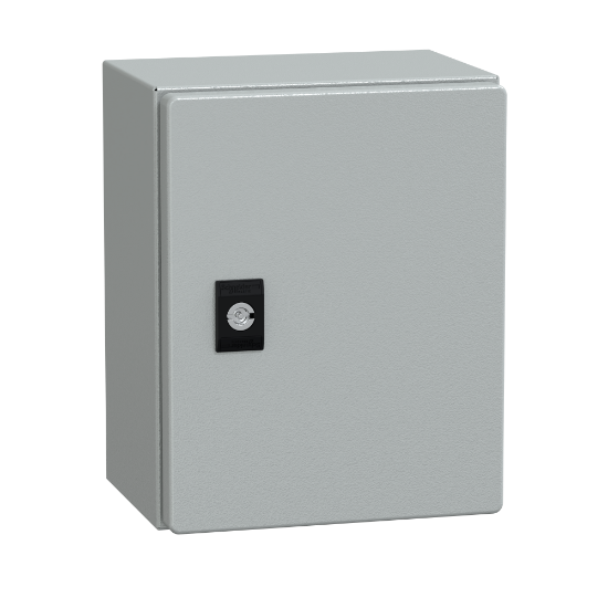 Imagem de Spacial CRN plain door with mount.plate. H250xW200xD150 IP66 IK10 RAL7035..