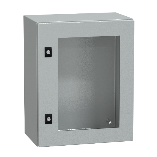 Imagem de Spacial CRN tspt door w/o mount.plate. H500xW400xD250 IP66 IK08 RAL7035..