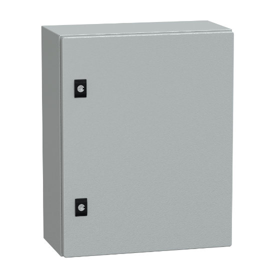 Imagem de Spacial CRN plain door with mount.plate. H500xW400xD200 IP66 IK10 RAL7035..