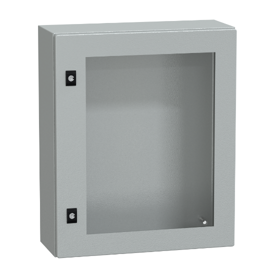 Imagem de Spacial CRN tspt door w/o mount.plate. H600xW500xD200 IP66 IK08 RAL7035..