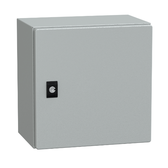 Imagem de Spacial CRN plain door with mount.plate. H300xW300xD200 IP66 IK10 RAL7035..