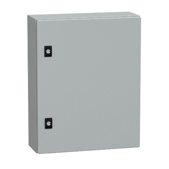 Imagem de Spacial CRN plain door with mount.plate. H500xW400xD150 IP66 IK10 RAL7035..