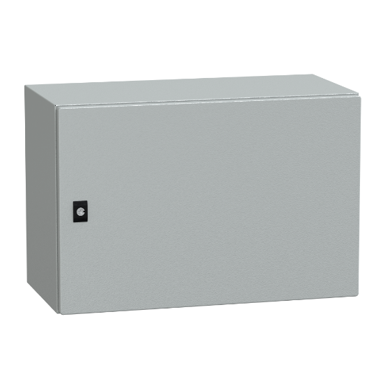 Imagem de Spacial CRN plain door w/o mount.plate. H400xW600xD300 IP66 IK10 RAL7035..