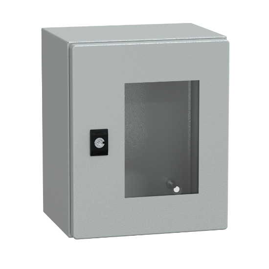 Imagem de Spacial CRN tspt door w/o mount.plate. H300xW250xD200 IP66 IK08 RAL7035..