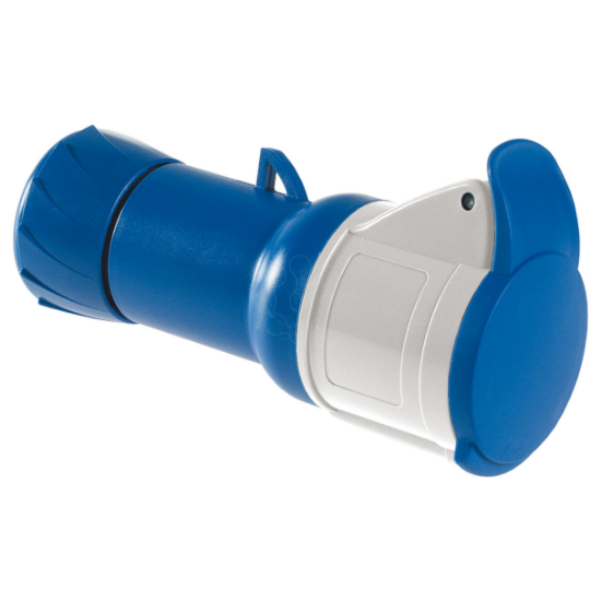 Imagem de PratiKa wander socket - straight - 16 A - 2P + E - 200...250 V AC - IP44