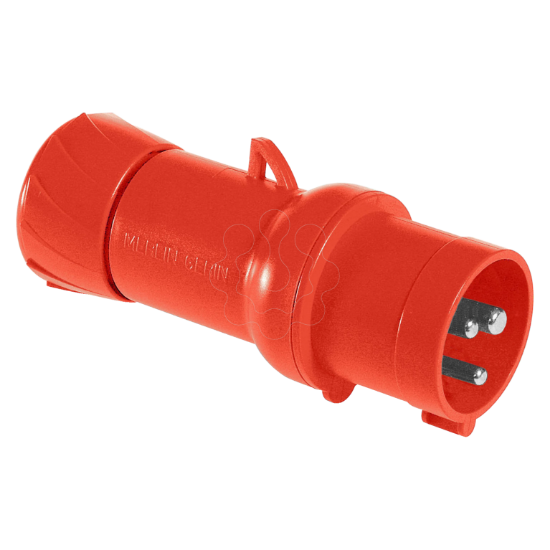 Imagem de PratiKa wander plug - straight - 16 A - 2P + E - 380...415 V AC - IP44