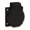 Imagem de PratiKa socket - black - 2P + E - 10/16 A - 250 V - German - IP54 - flush - back