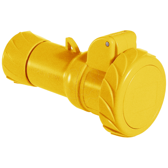 Imagem de PratiKa wander socket - straight - 16 A - 3P + N + E - 100...130 V AC - IP67