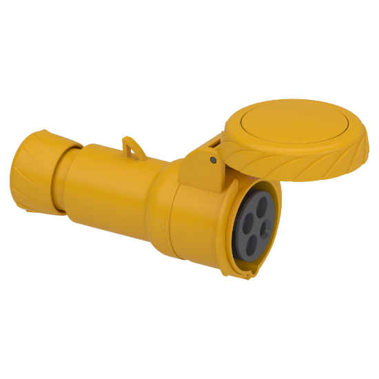 Imagem de PratiKa wander socket - straight - 16 A - 3P + E - 100...130 V AC - IP67