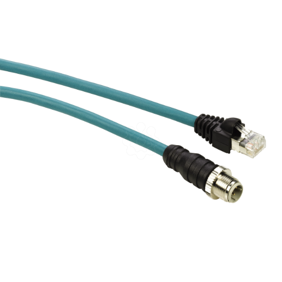 Imagem de Cabo Ethernet ConneXium – conector M12 – conector RJ45 - IP67 - 1 m