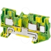 Imagem de PUSH-IN TERMINAL, PROTECTIVE EARTH, 3 POINTS, 4MM², GREEN-YELLOW