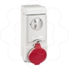 Imagem de Unika interlocked socket - 32 A - 3P + E - 380...415 V AC - IP44 - wall