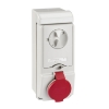 Imagem de Unika interlocked socket - 16 A - 3P + N + E - 380...415 V AC - IP44 - wall