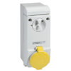 Imagem de Unika interlocked socket - 32 A - 2P + E - 100...130 V AC - IP44 - wall