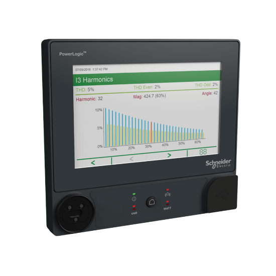 Imagem de PowerLogic Visor remoto, ecrã tátil a cores, 192 x 192 mm para ION9200