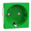 Imagem de Nova Unica - Tomada 2P+T com obturadores LP - 16A - Verde