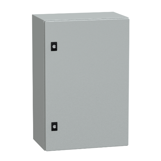 Imagem de Spacial CRN plain door with mount.plate. H600xW400xD250 IP66 IK10 RAL7035..