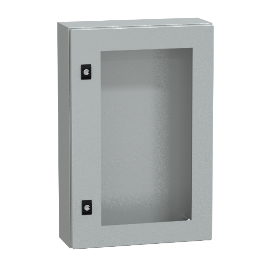 Imagem de Spacial CRN tspt door w/o mount.plate. H600xW400xD150 IP66 IK08 RAL7035..