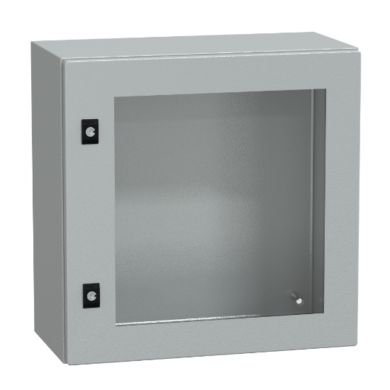 Imagem de Spacial CRN tspt door w/o mount.plate. H500xW500xD250 IP66 IK08 RAL7035..