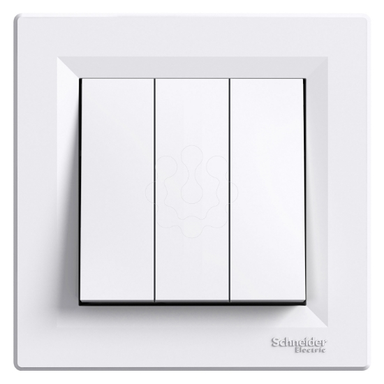 Imagem de Asfora - Interruptor de triplo - Branco