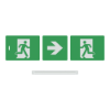 Imagem de Kit de Sinalética de Saída, Exiway Light, rectangular, visibilidade de 20 m