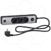 Imagem de Unica extend - Schuko trailing lead - 3 gangs - with USB port - anthracite/alu
