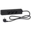 Imagem de Unica extend - Schuko trailing lead - 3 gangs - with USB port - anthracite