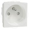 Imagem de New Unica - 1 French socket-outlet - 2P+E + shutters - 16A 250V - IP21 D - white