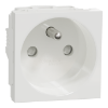 Imagem de New Unica - 1 French socket-outlet - 2P+E + shutters - 16A 250V - IP21 D - white