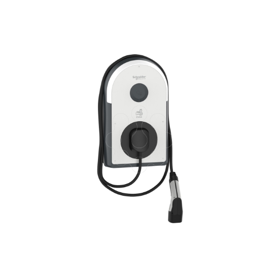 Imagem de Carregador, EVlink Pro AC/AC Metal, 22kW, 32A, 3P+N, T2 cabo incluido, RCD B-EV, MNx aux.