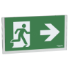 Imagem de Kit de sinaletica de saída para instalação encastrada, Exiway TREND, direita-esquerda, retangular, visibilidade de 25 m