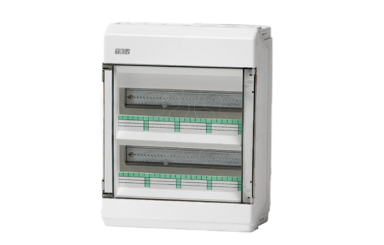 Imagem de Quadro distribuição saliente SP PT TRP 2F 12M branco