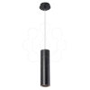 Imagem de Suspenso Pipe 300mm GU10 8 Preto