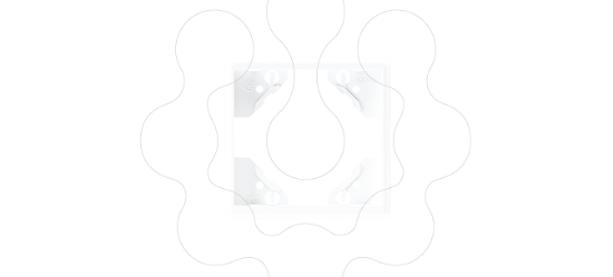 Imagem de ESPELHO SIMPLES BRANCO MATE