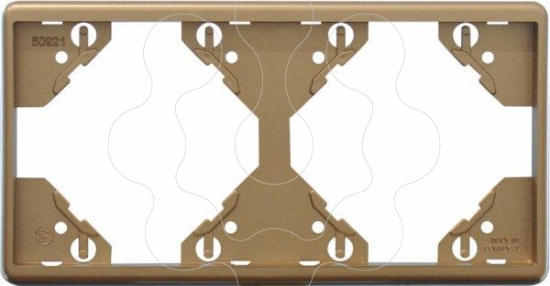 Imagem de ESPELHO DUPLO HORIZONTAL CHAMPANHE