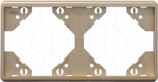 Imagem de ESPELHO DUPLO HORIZONTAL PLATINA