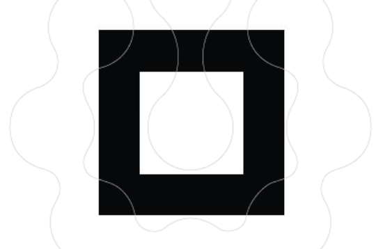 Imagem de ESPELHO SIMPLES PRETO MATE