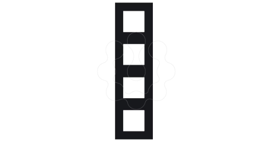 Imagem de ESPELHO QUÁDRUPLO PRETO MATE