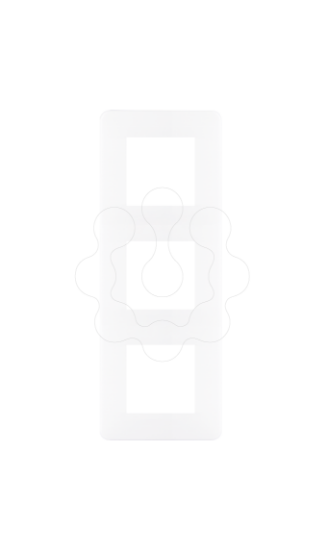 Imagem de ESPELHO TRIPLO BRANCO MATE