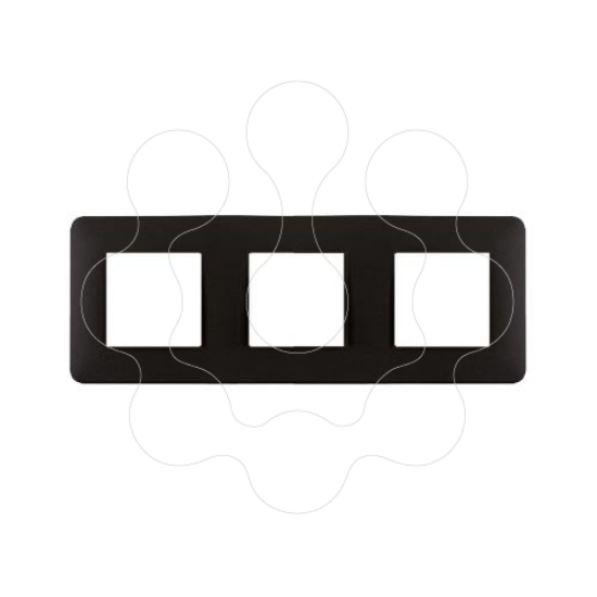 Imagem de ESPELHO TRIPLO PRETO MATE